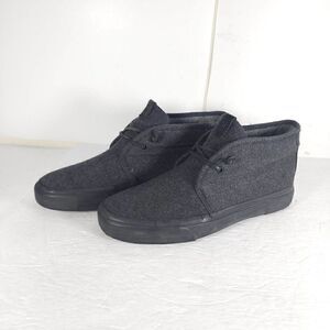 Frye Men's Ludlow US 10,5 Grey Wool Blend Lace Up High Top Sneakers Shoes